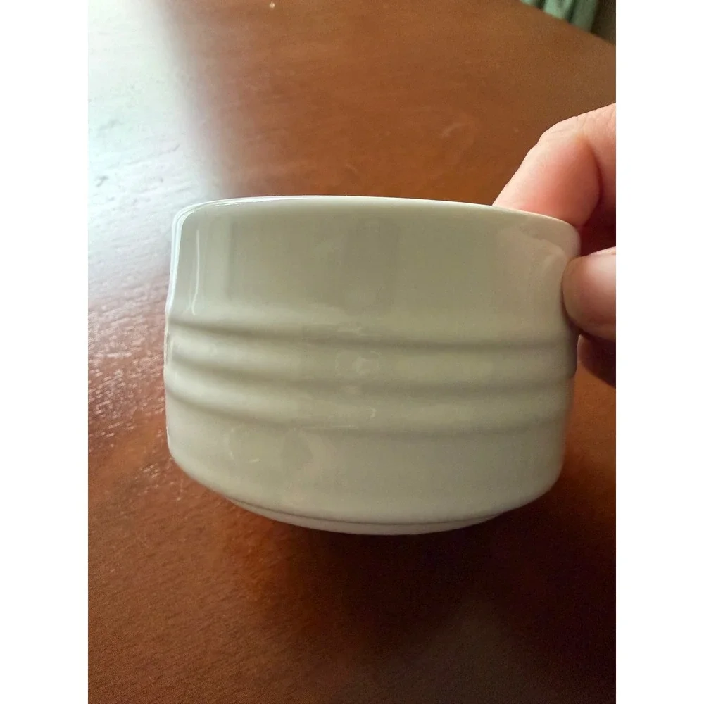Le Creuset White Stoneware Round‎ Ramekin Straight Wall 200ml NEW